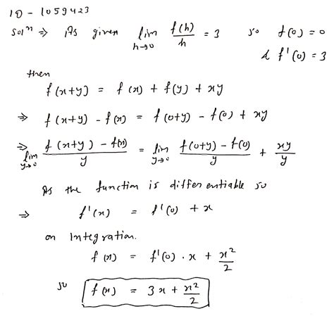 cliffton m. fischbach|Let f be a differentiable function such that f(3)=15, f(6)=3, f  (3 ...